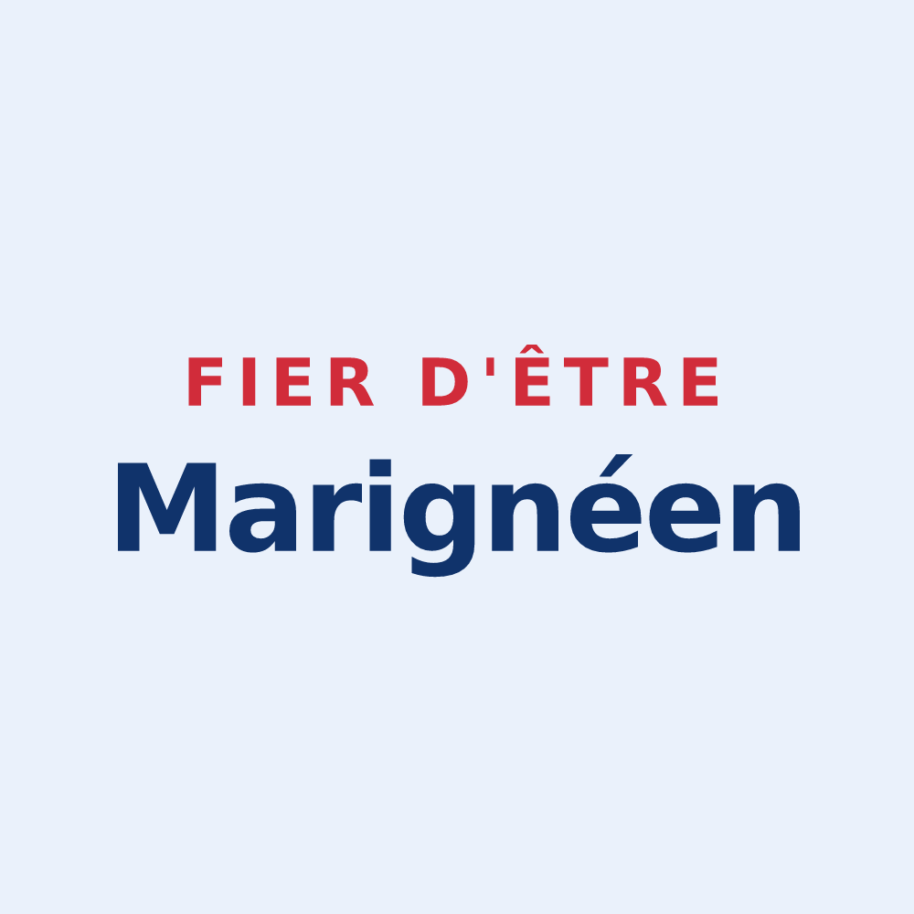 Sticker « Fier d'être Marignéen » — design pour Marigné-Peuton