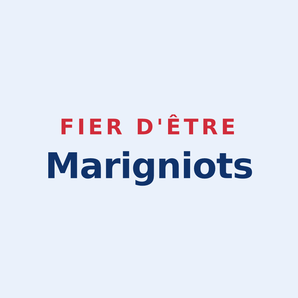 Sticker « Fier d'être Marigniots » — design pour Marigny