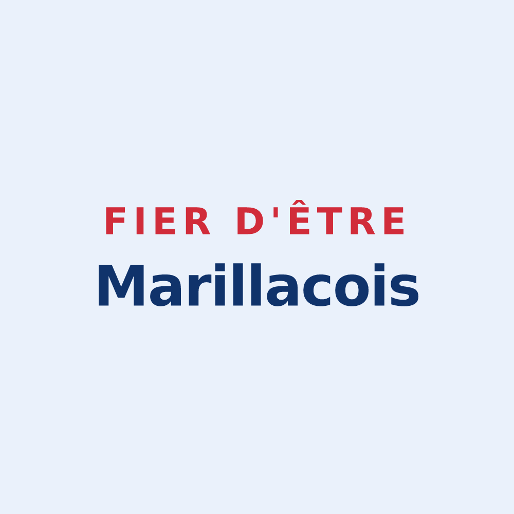 Sticker « Fier d'être Marillacois » — design pour Marillac-le-Franc