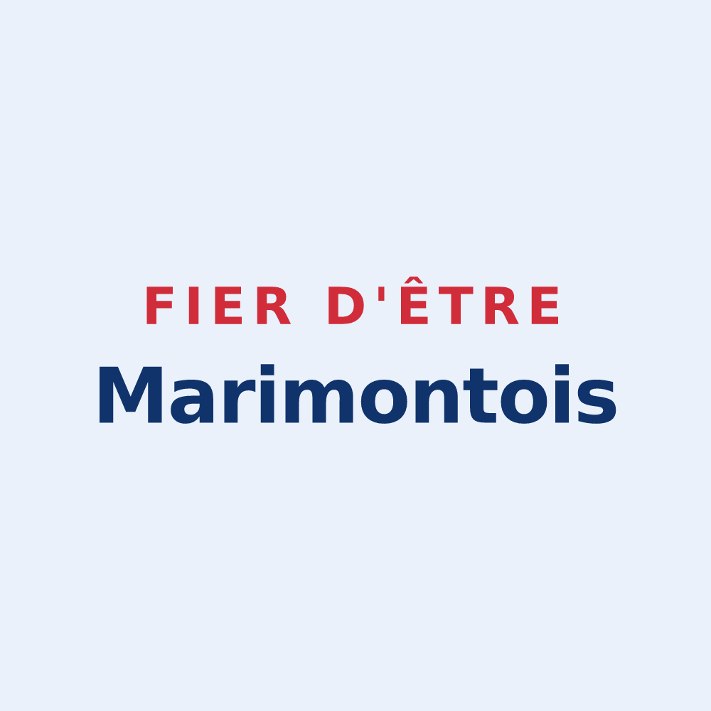 Sticker « Fier d'être Marimontois » — design pour Marimont-lès-Bénestroff
