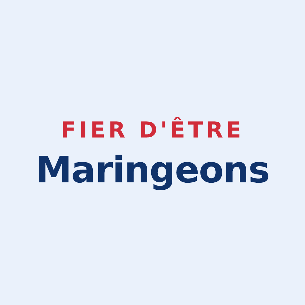 Sticker « Fier d'être Maringeons » — design pour Maringes