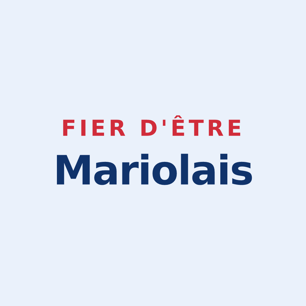 Sticker « Fier d'être Mariolais » — design pour Mariol