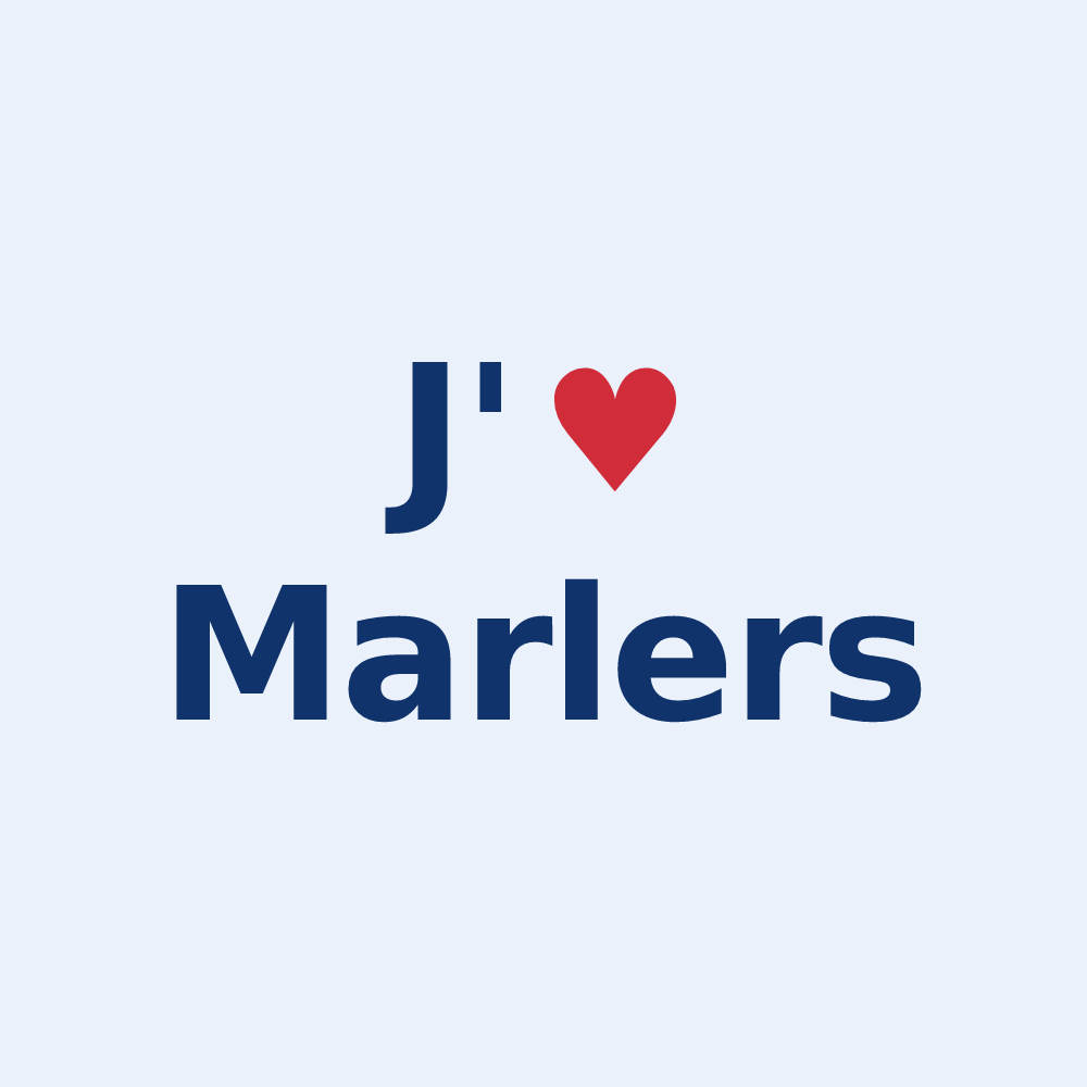 Sticker personnalisé Marlers — design J'aime Marlers