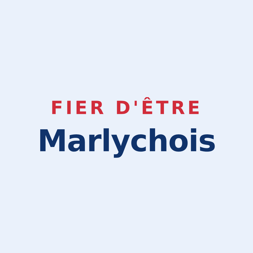 Sticker « Fier d'être Marlychois » — design pour Marly-le-Roi