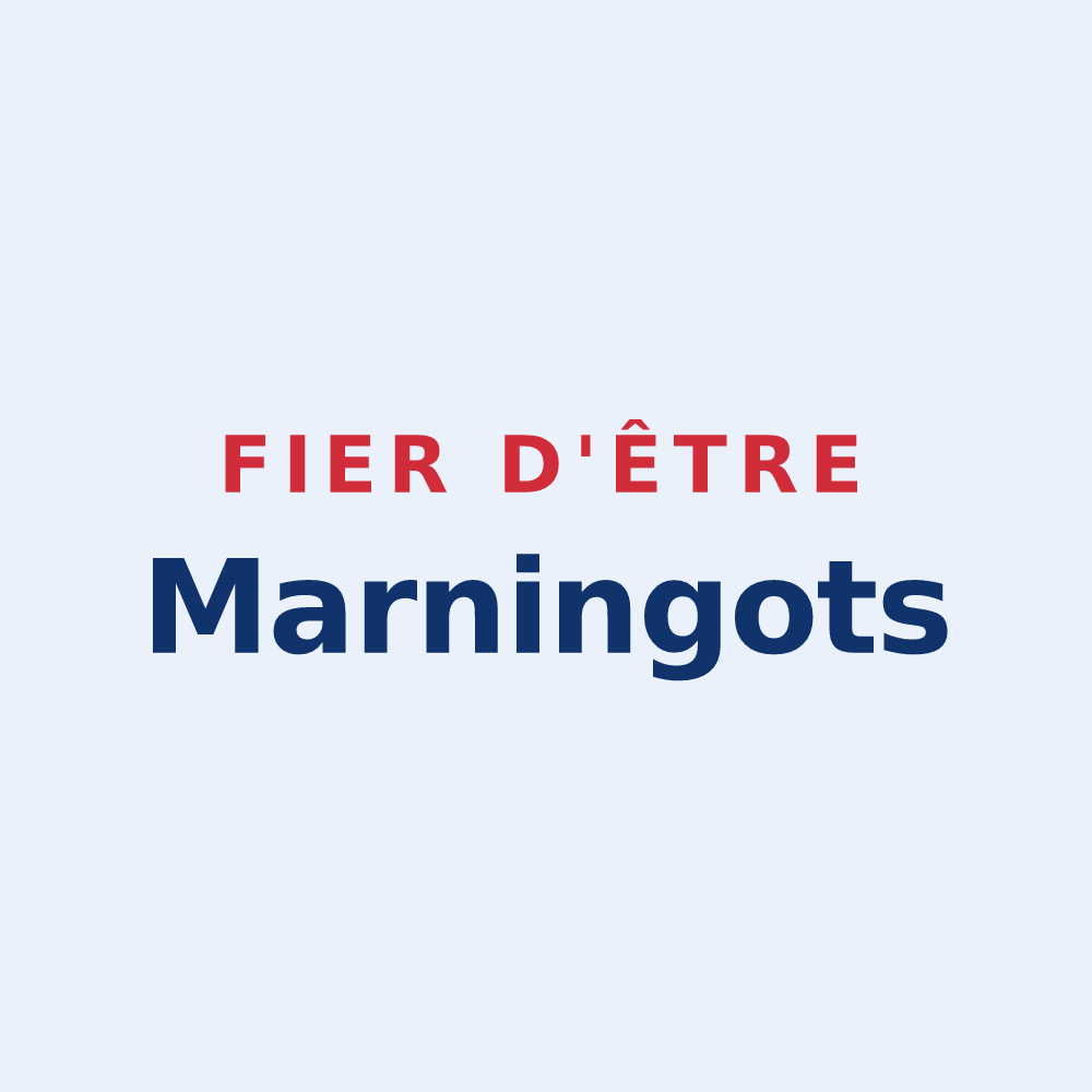 Sticker « Fier d'être Marningots » — design pour Marnay