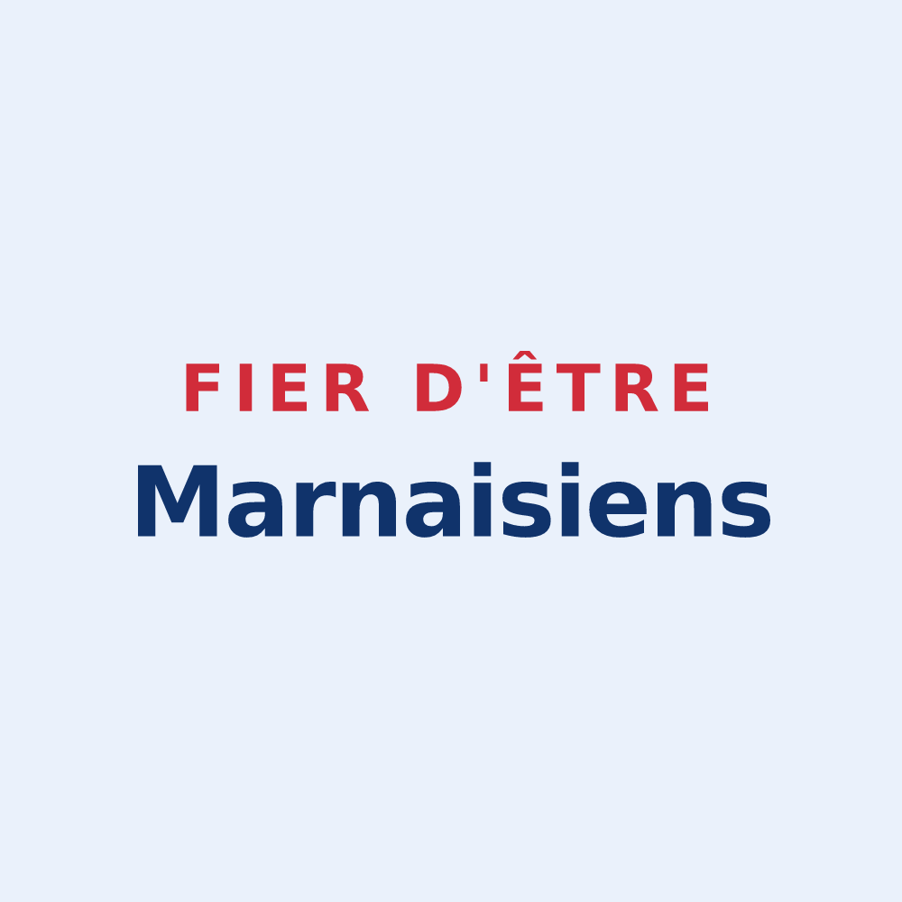 Sticker « Fier d'être Marnaisiens » — design pour Marnay