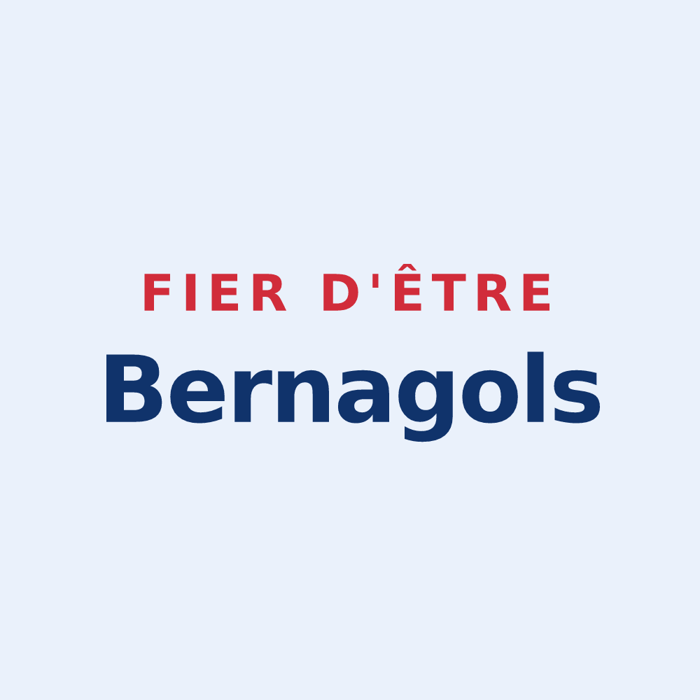 Sticker « Fier d'être Bernagols » — design pour Marnhagues-et-Latour