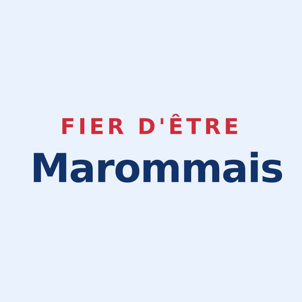 Sticker « Fier d'être Marommais » — design pour Maromme