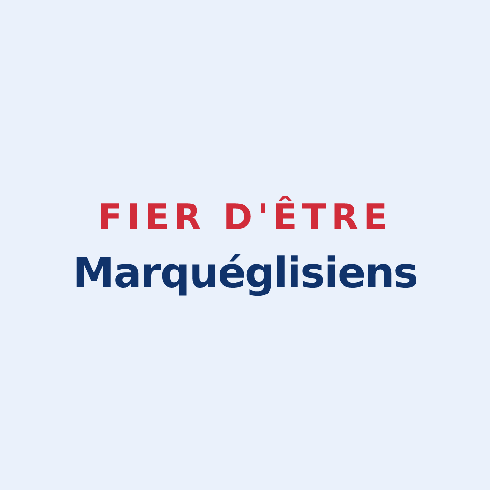 Sticker « Fier d'être Marquéglisiens » — design pour Marquéglise