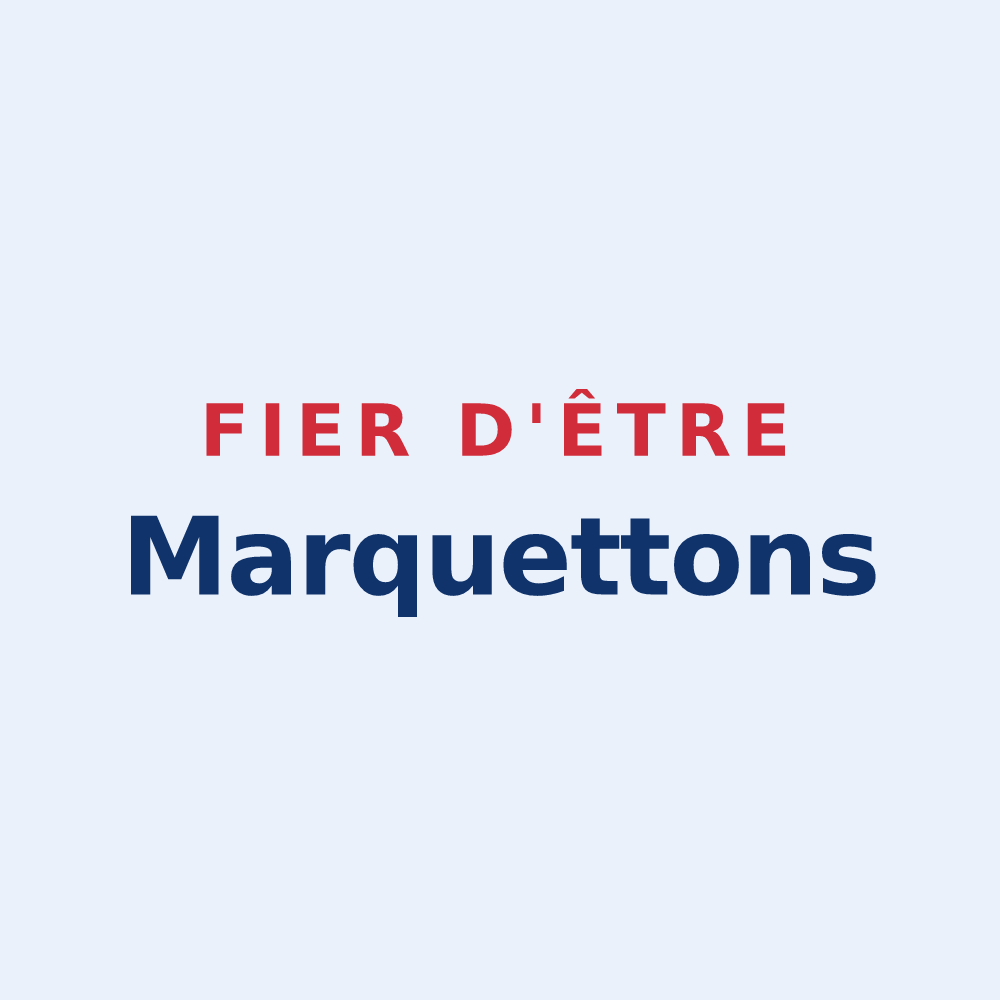 Sticker « Fier d'être Marquettons » — design pour Marquette-en-Ostrevant