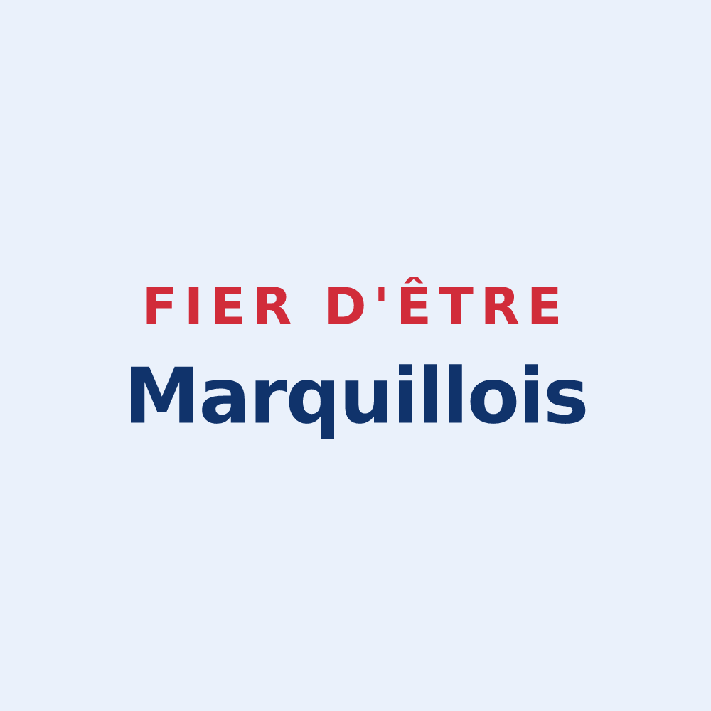 Sticker « Fier d'être Marquillois » — design pour Marquillies