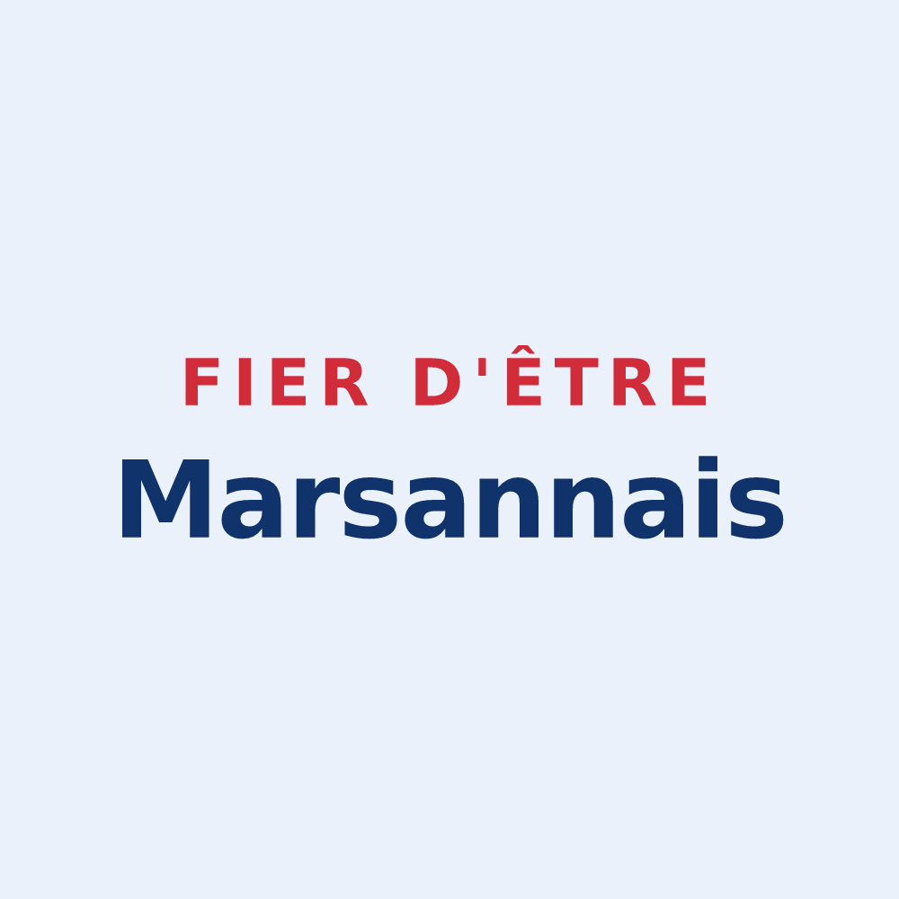 Sticker « Fier d'être Marsannais » — design pour Marsan