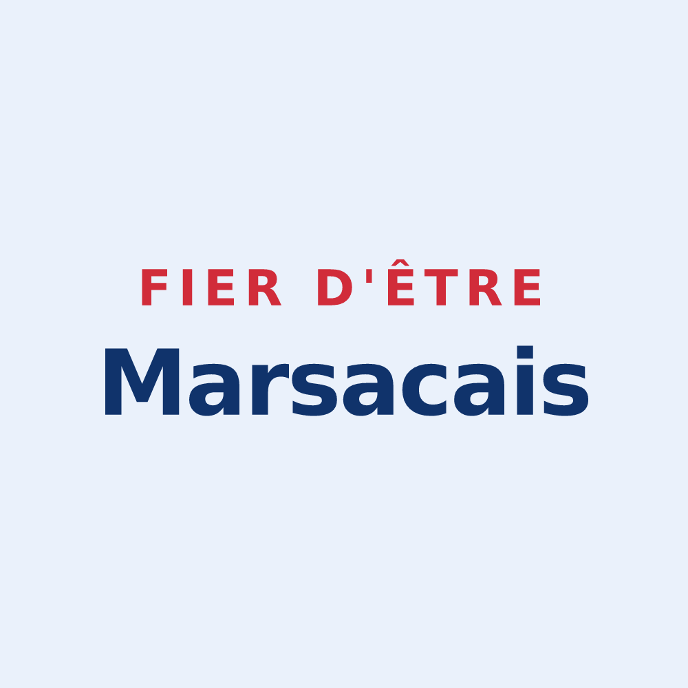 Sticker « Fier d'être Marsacais » — design pour Marsas