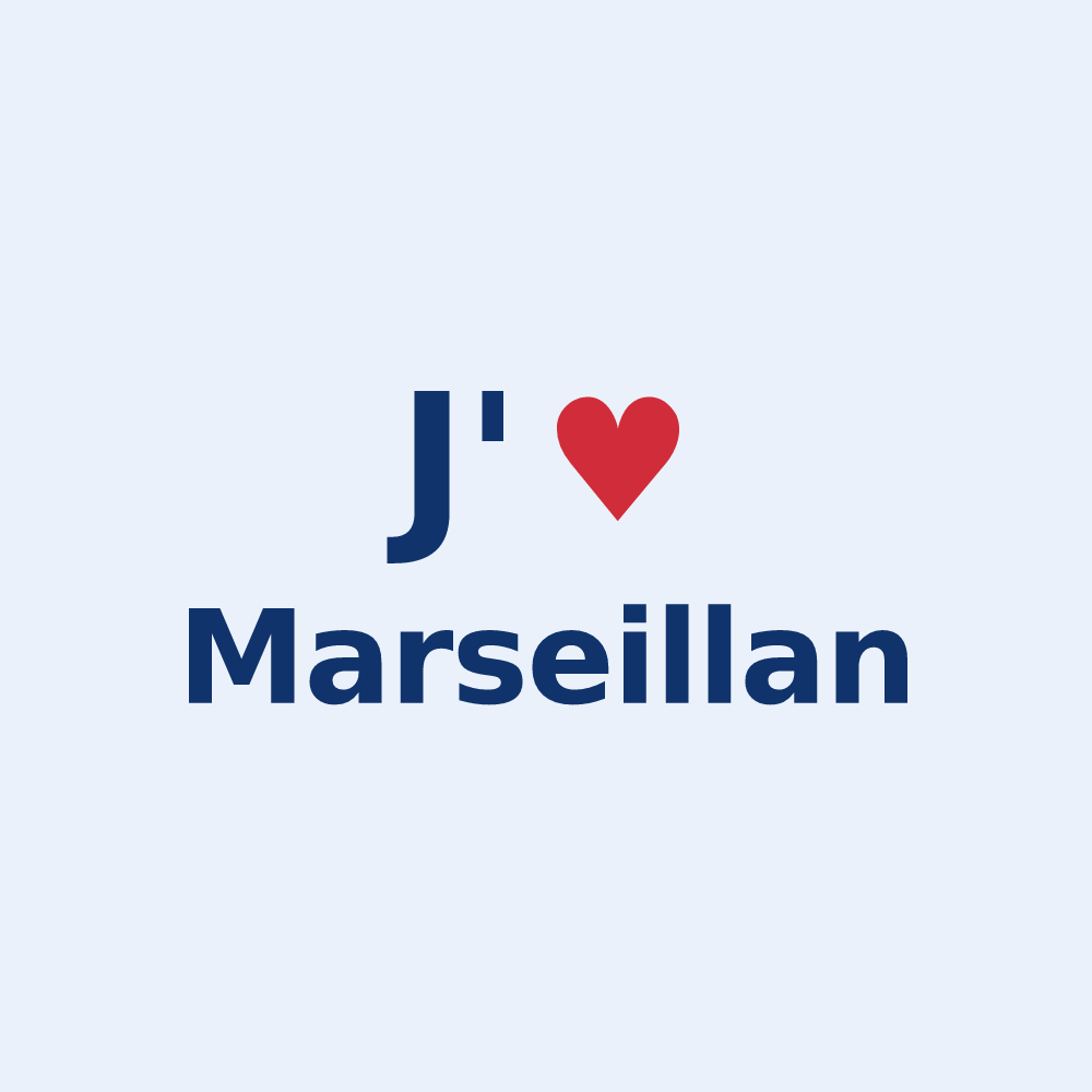 Sticker personnalisé Marseillan — design J'aime Marseillan