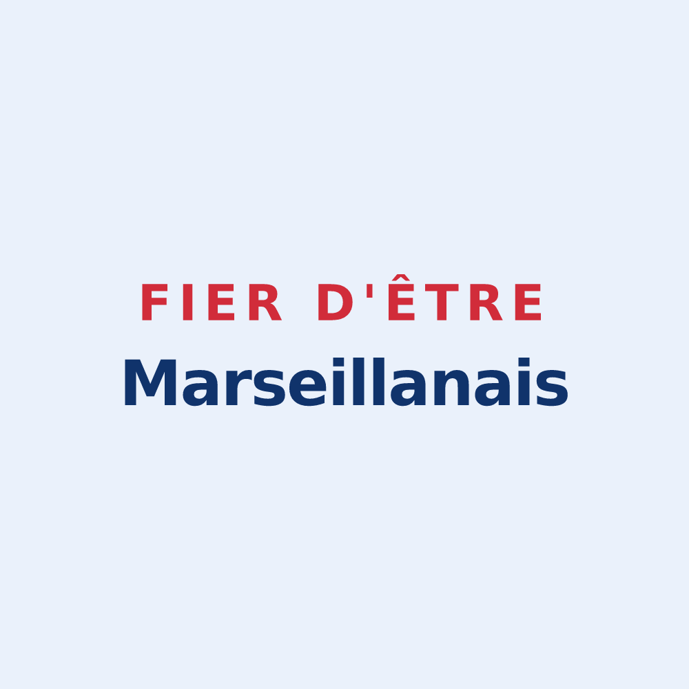 Sticker « Fier d'être Marseillanais » — design pour Marseillan