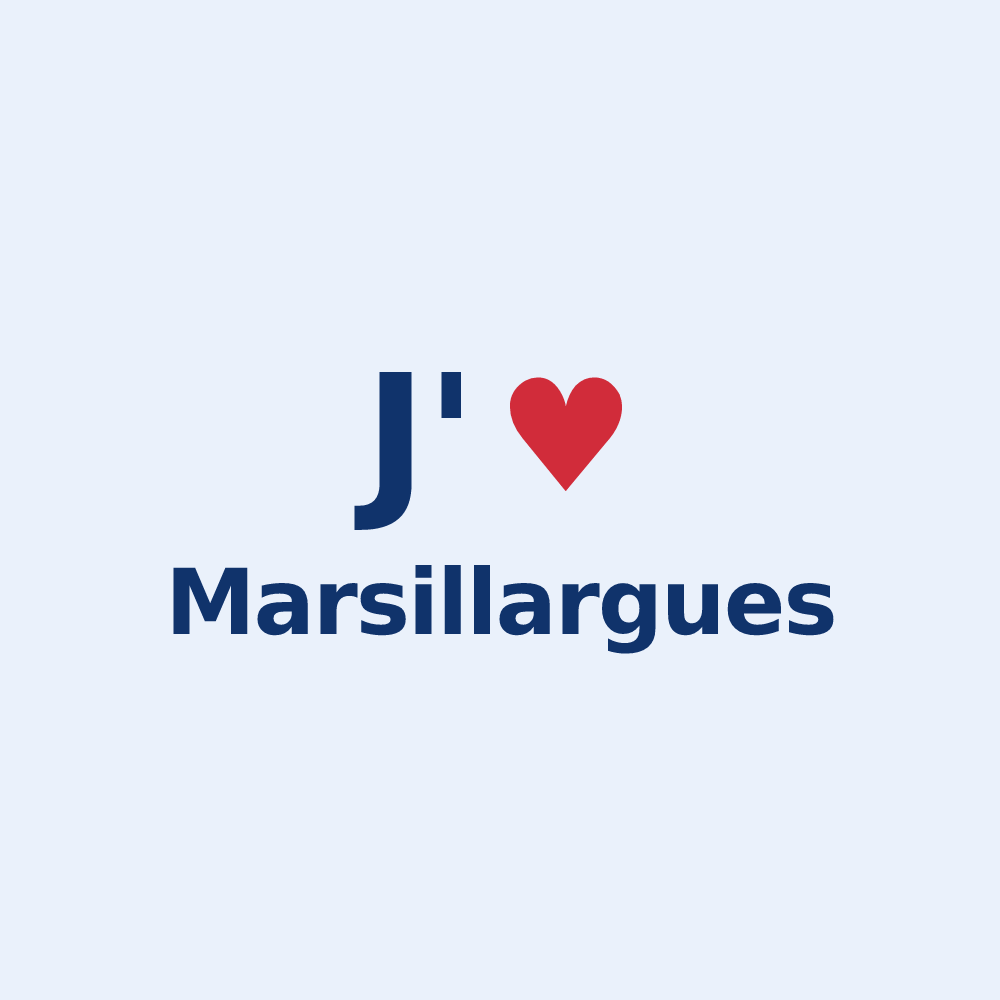 Sticker personnalisé Marsillargues — design J'aime Marsillargues
