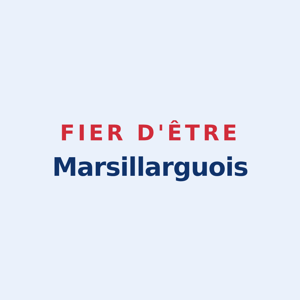 Sticker « Fier d'être Marsillarguois » — design pour Marsillargues