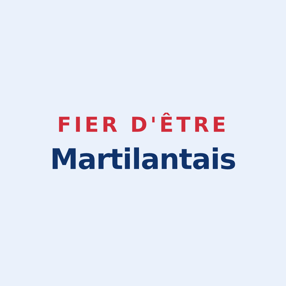 Sticker « Fier d'être Martilantais » — design pour Martigny-sur-l'Ante