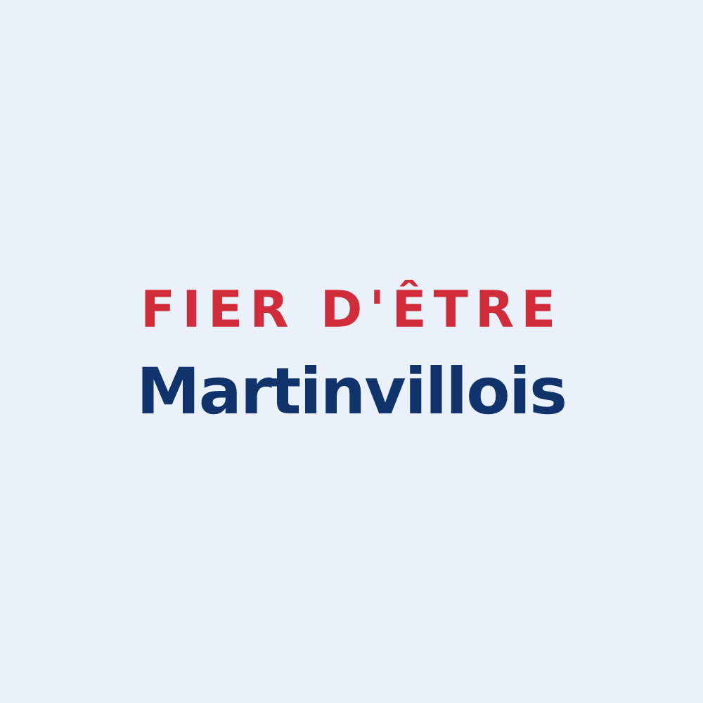 Sticker « Fier d'être Martinvillois » — design pour Martinvelle