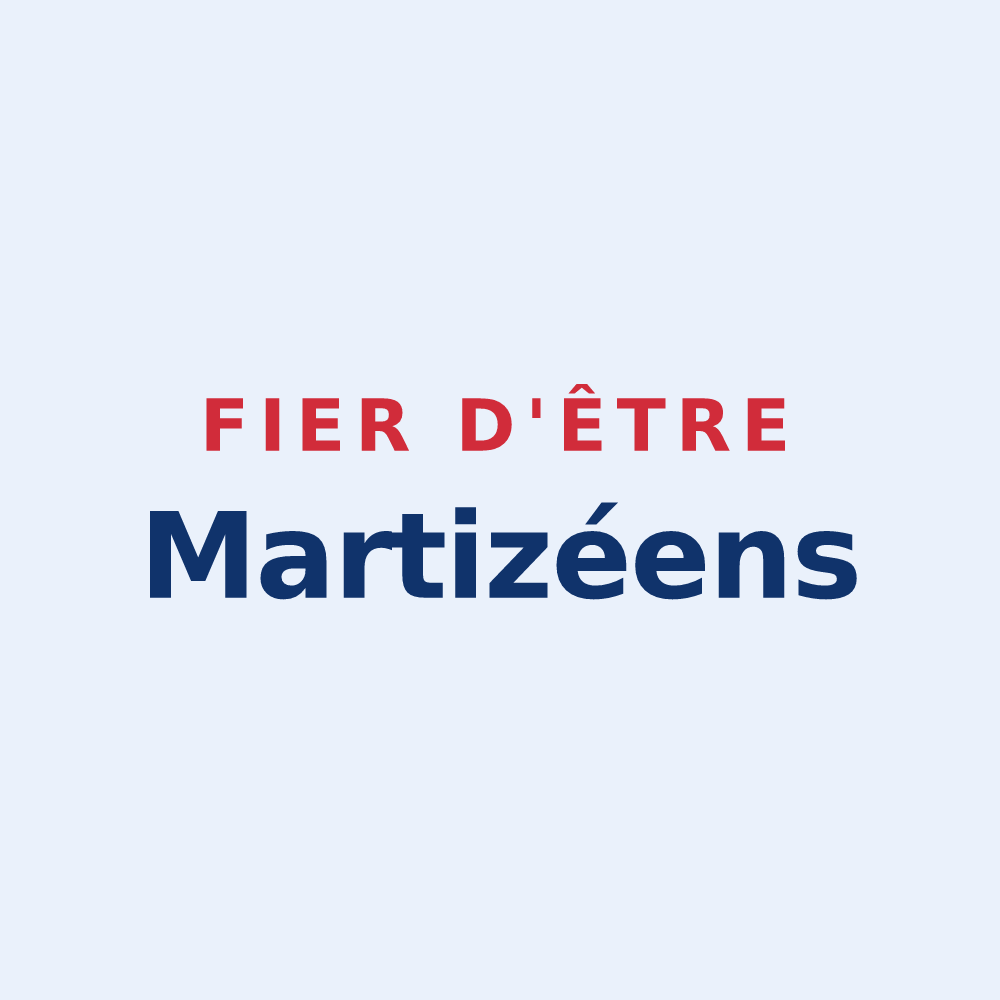 Sticker « Fier d'être Martizéens » — design pour Martizay