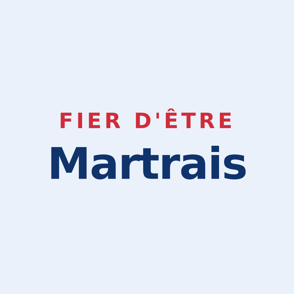 Sticker « Fier d'être Martrais » — design pour Martres