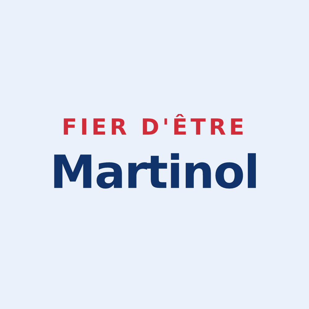 Sticker « Fier d'être Martinol » — design pour Martrin