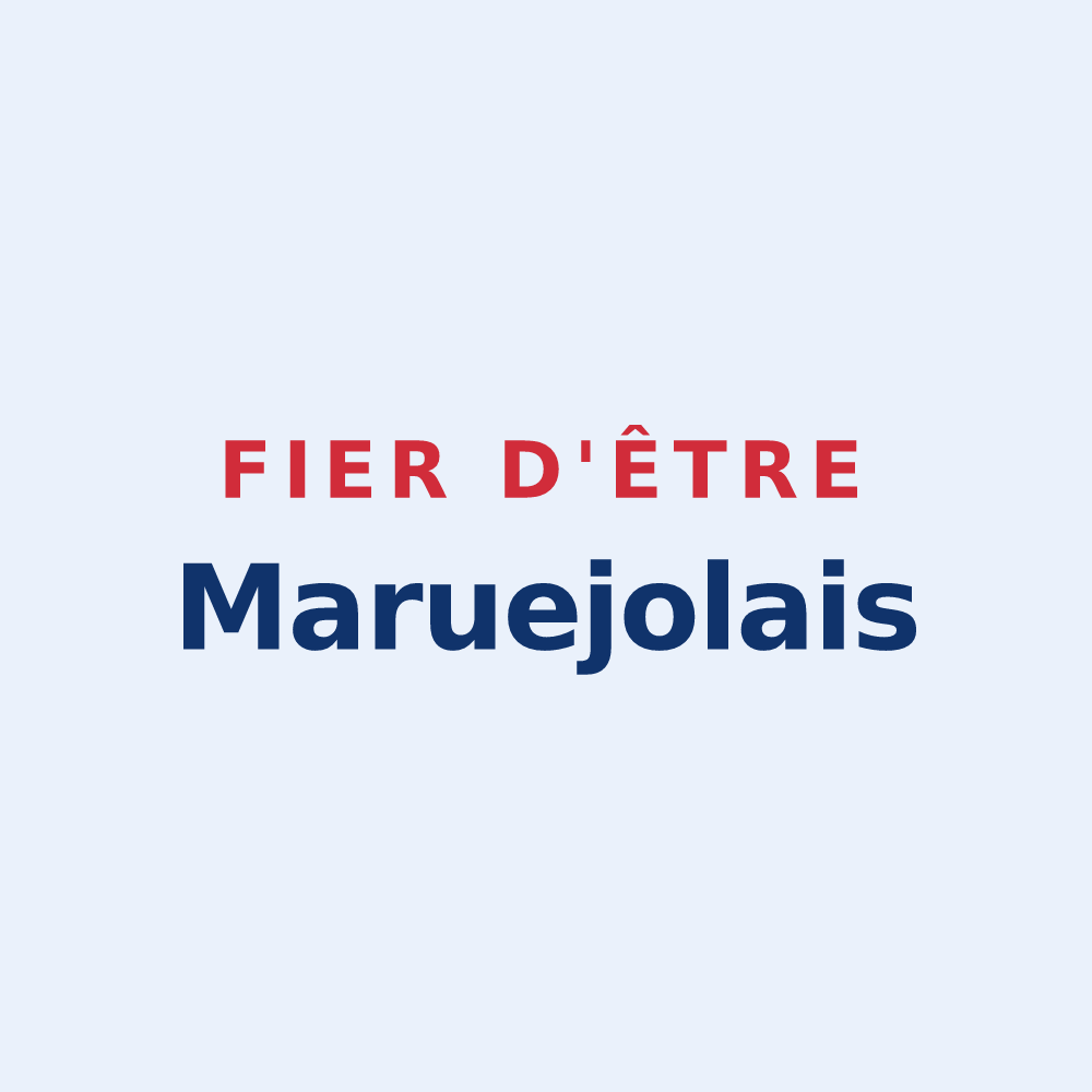 Sticker « Fier d'être Maruejolais » — design pour Maruéjols-lès-Gardon