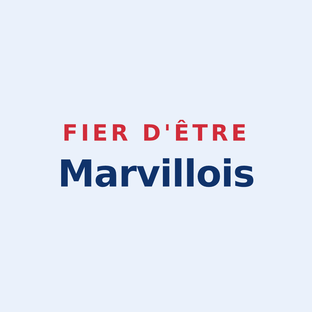 Sticker « Fier d'être Marvillois » — design pour Marville