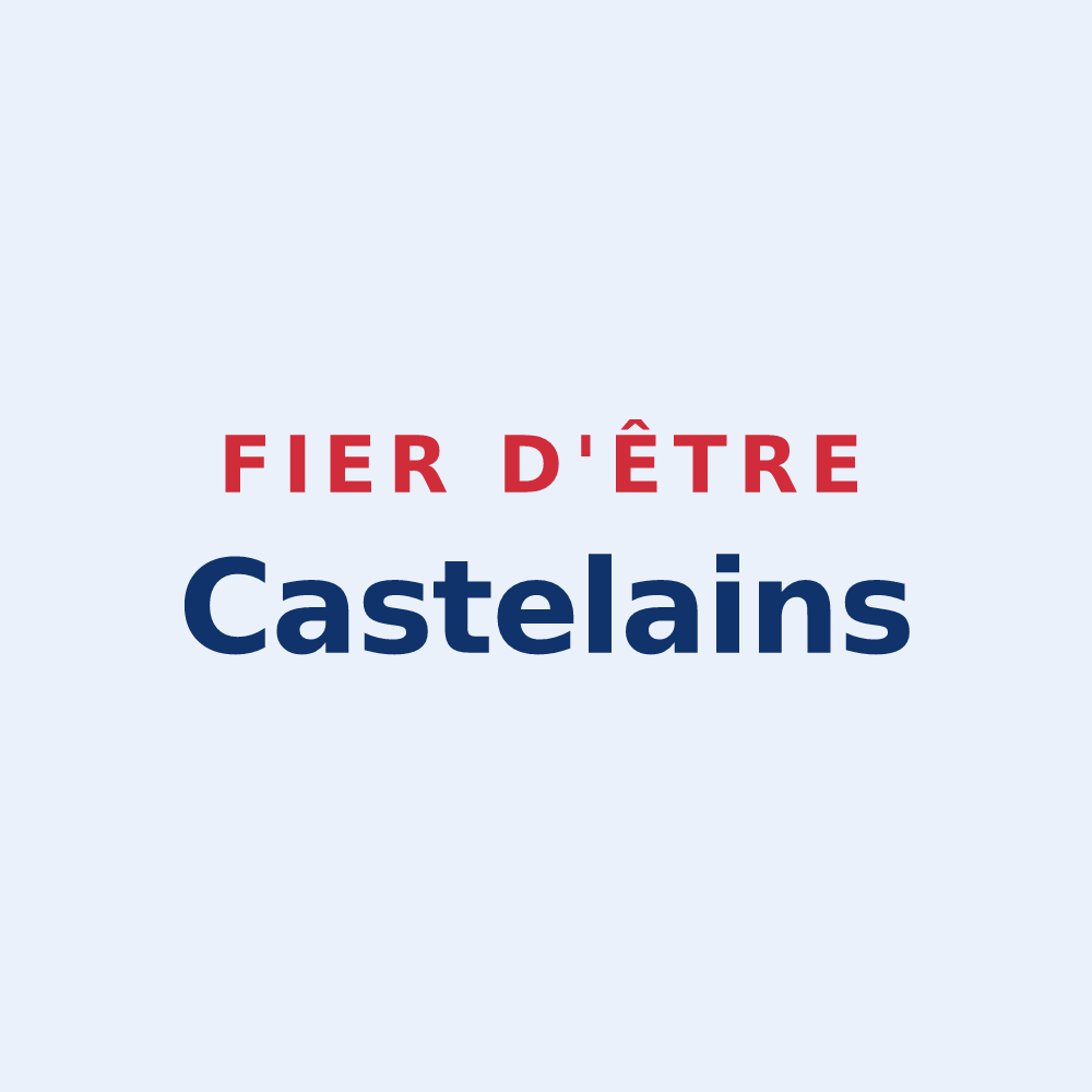 Sticker « Fier d'être Castelains » — design pour Mas-de-Londres