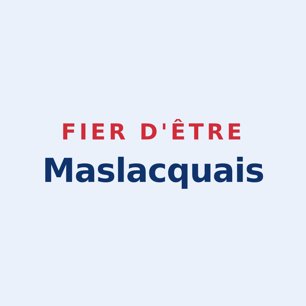 Sticker « Fier d'être Maslacquais » — design pour Maslacq