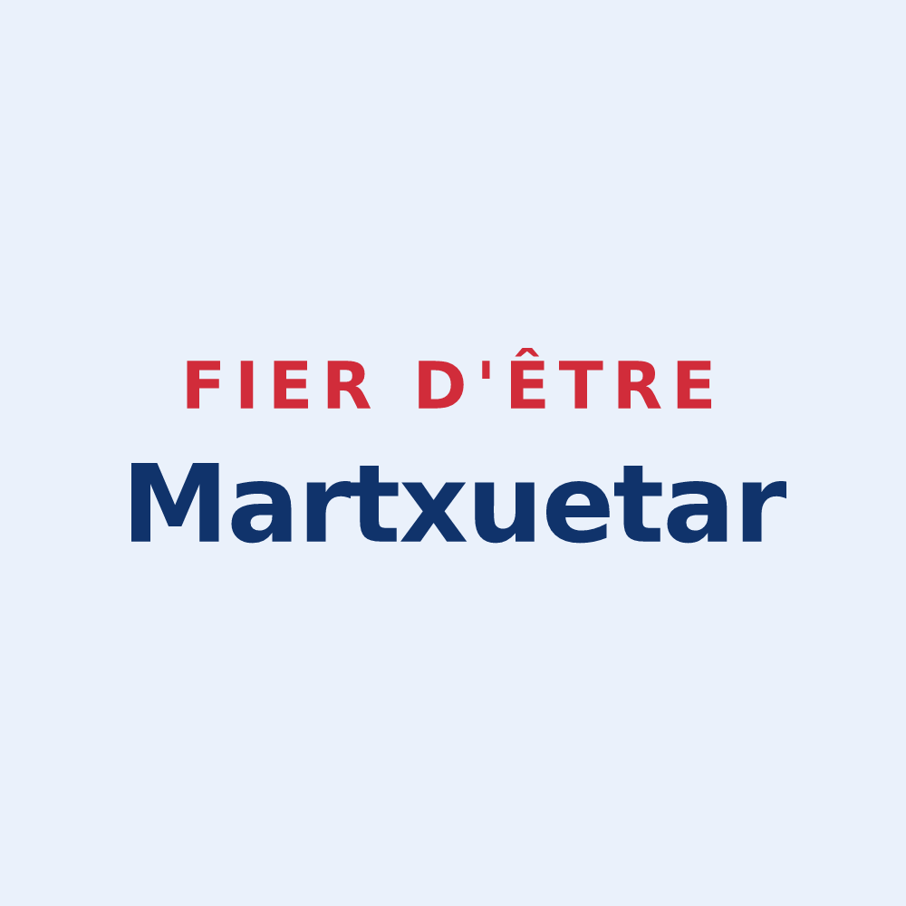Sticker « Fier d'être Martxuetar » — design pour Masparraute