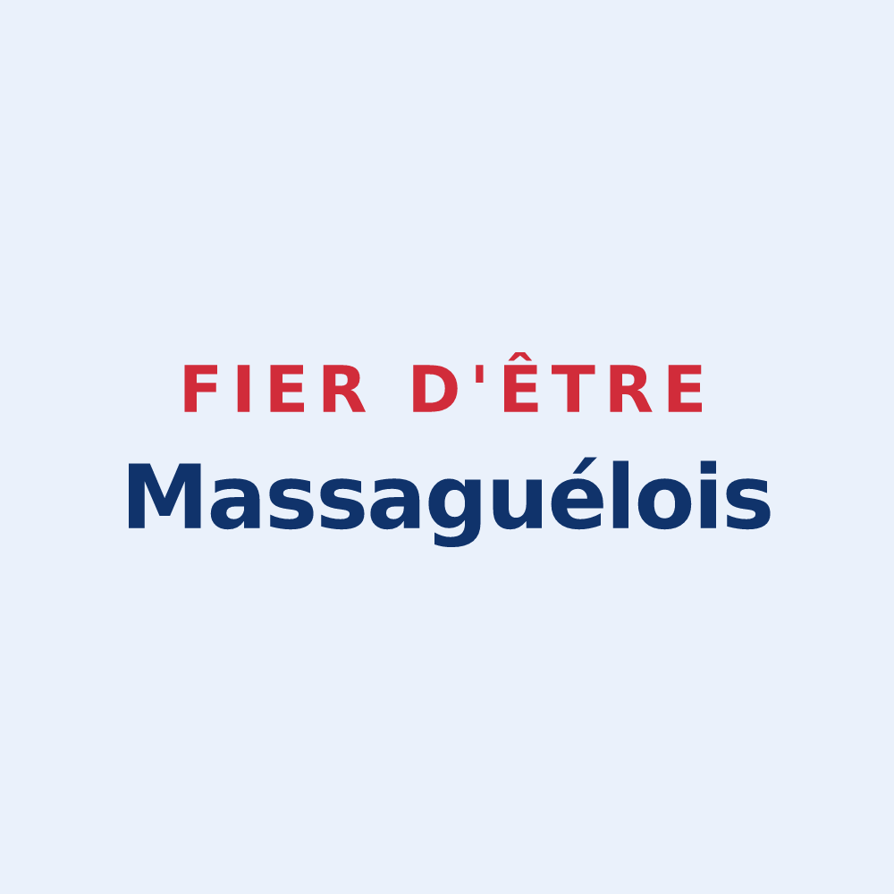 Sticker « Fier d'être Massaguélois » — design pour Massaguel
