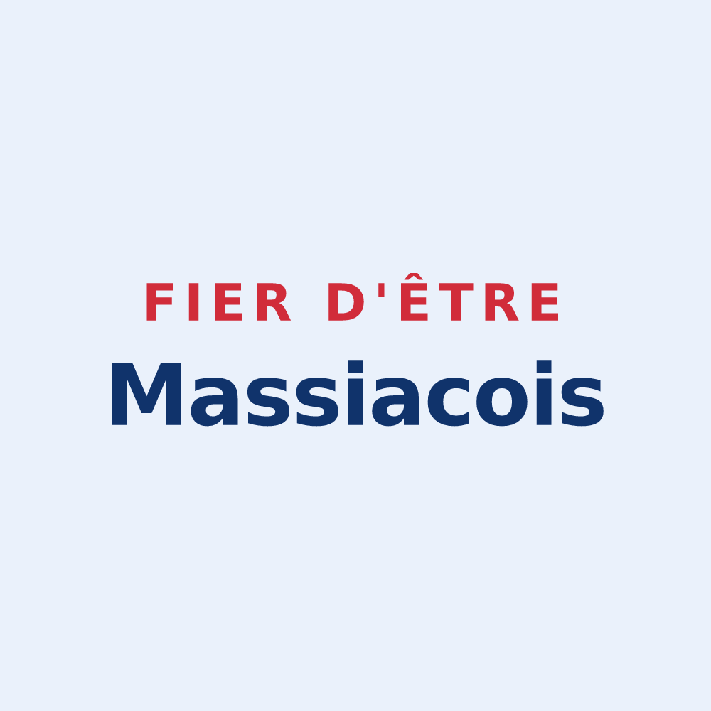 Sticker « Fier d'être Massiacois » — design pour Massiac
