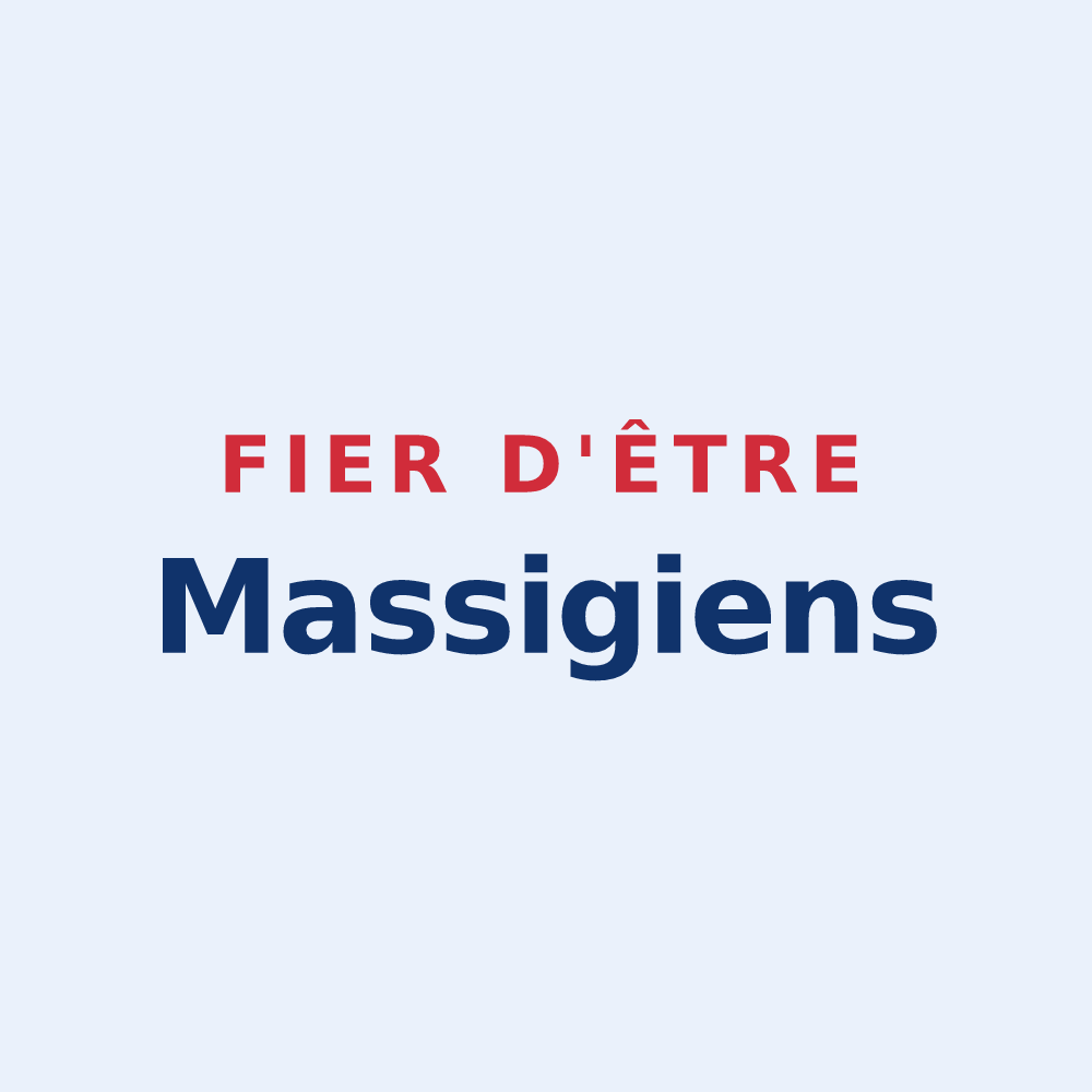 Sticker « Fier d'être Massigiens » — design pour Massiges
