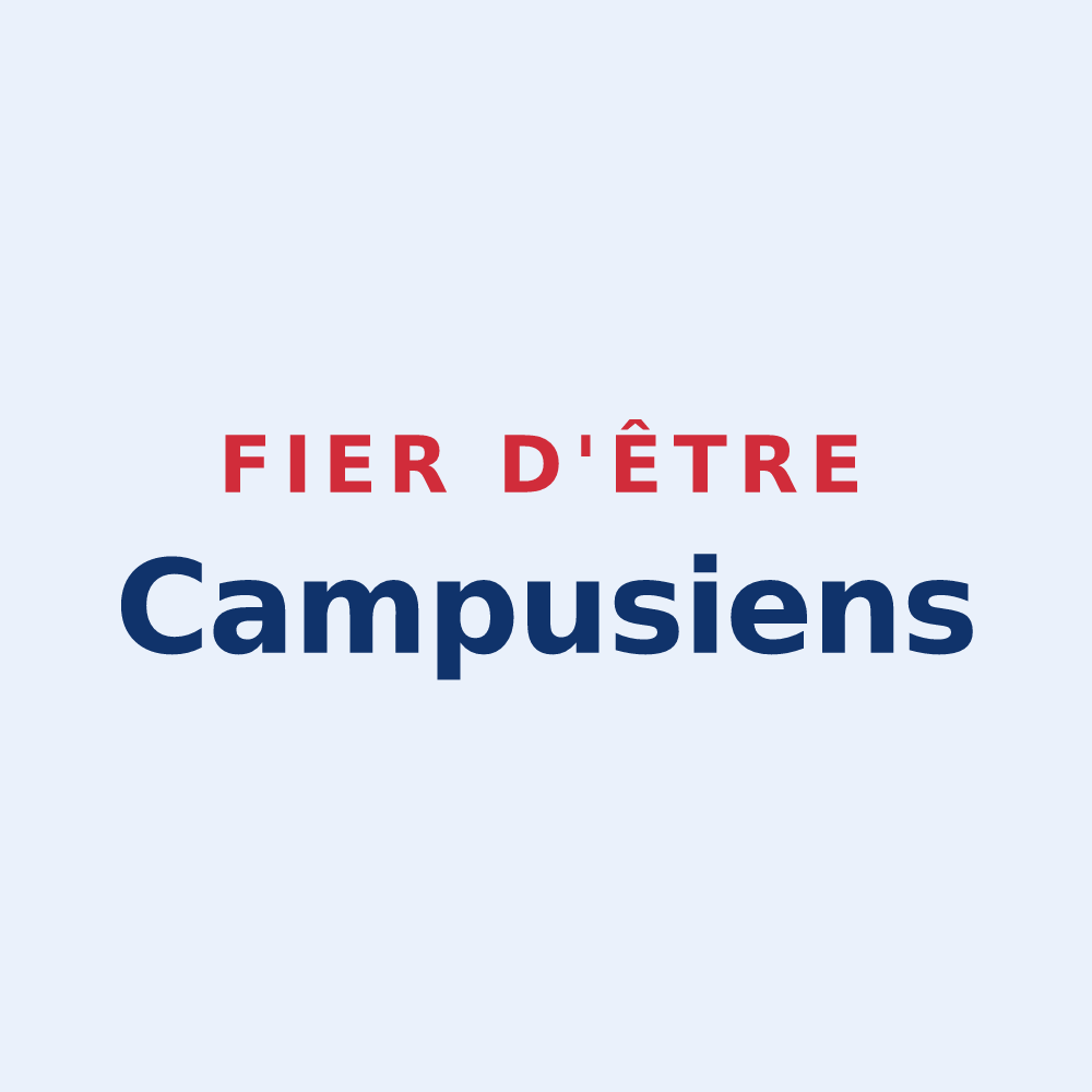 Sticker « Fier d'être Campusiens » — design pour Mauchamps