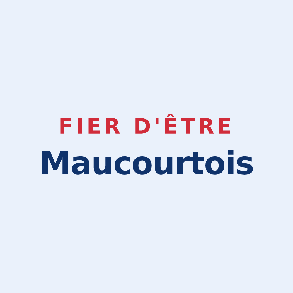 Sticker « Fier d'être Maucourtois » — design pour Maucourt-sur-Orne