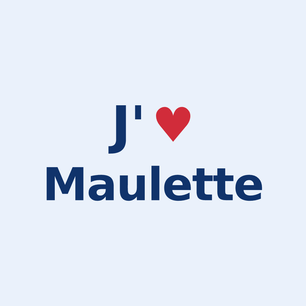 Sticker personnalisé Maulette — design J'aime Maulette