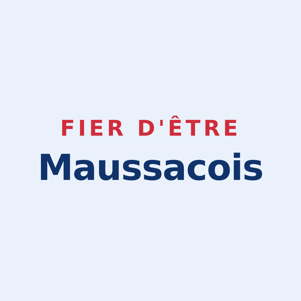 Sticker « Fier d'être Maussacois » — design pour Maussac