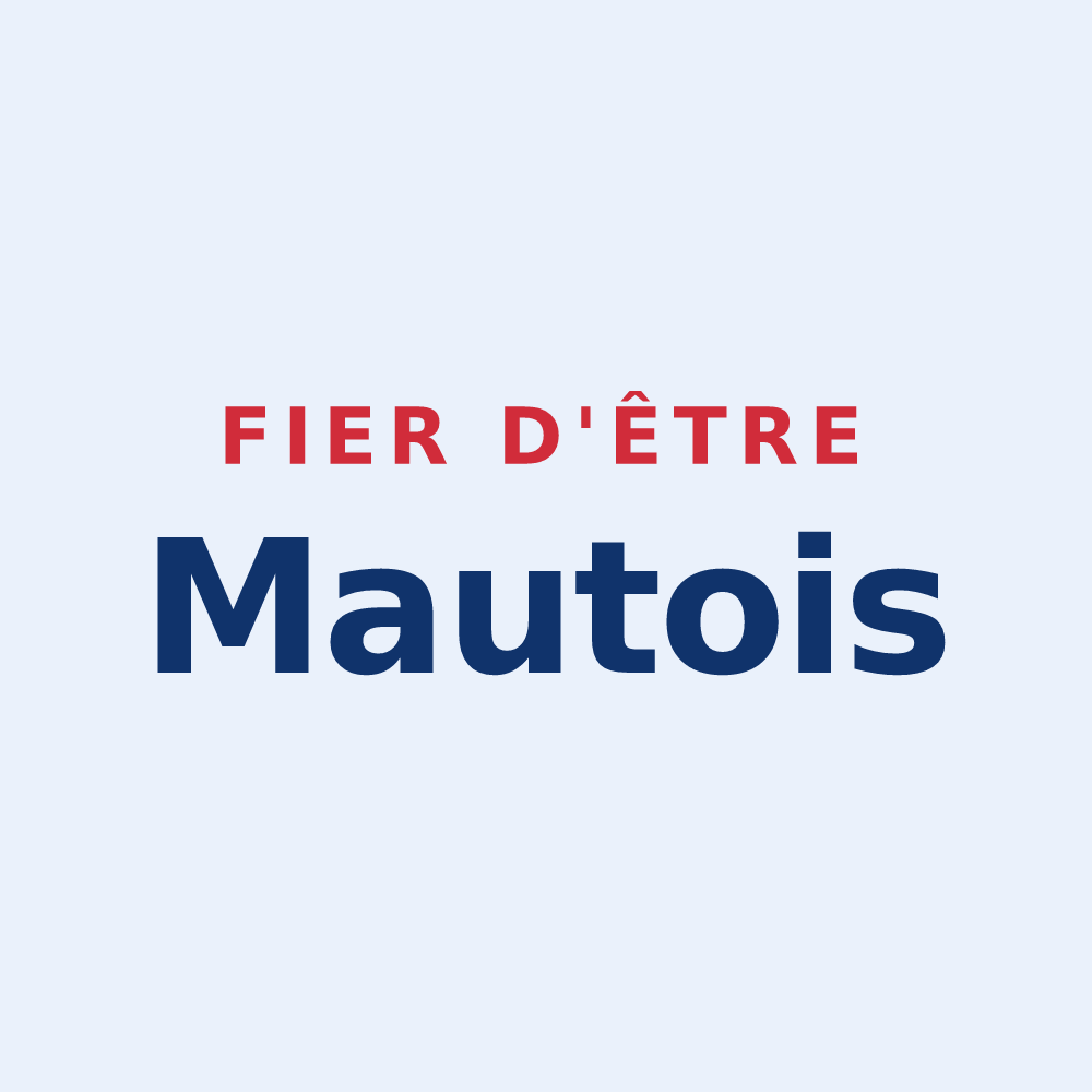 Sticker « Fier d'être Mautois » — design pour Mautes