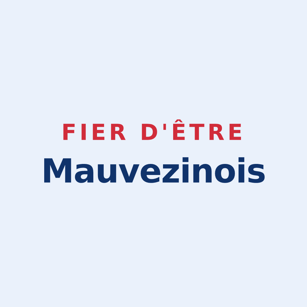 Sticker « Fier d'être Mauvezinois » — design pour Mauvezin-sur-Gupie