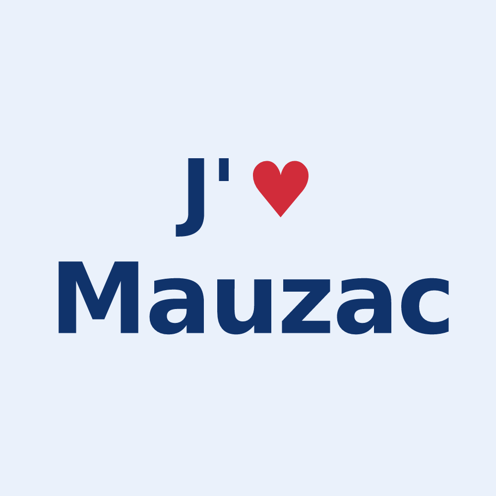 Sticker personnalisé Mauzac — design J'aime Mauzac