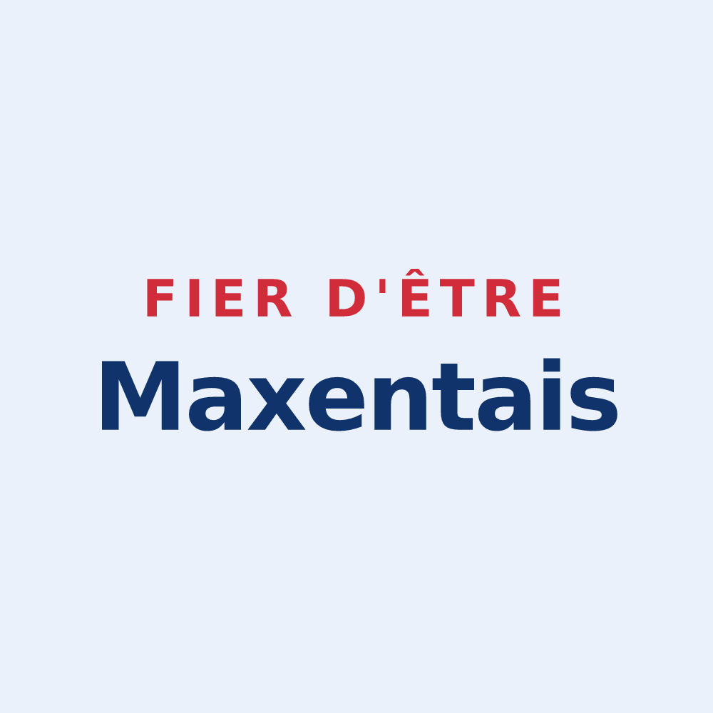 Sticker « Fier d'être Maxentais » — design pour Maxent