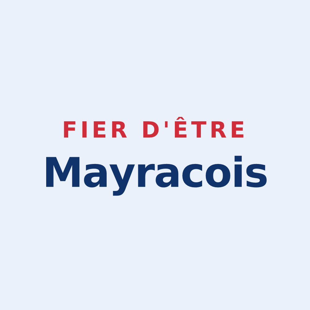 Sticker « Fier d'être Mayracois » — design pour Mayrac