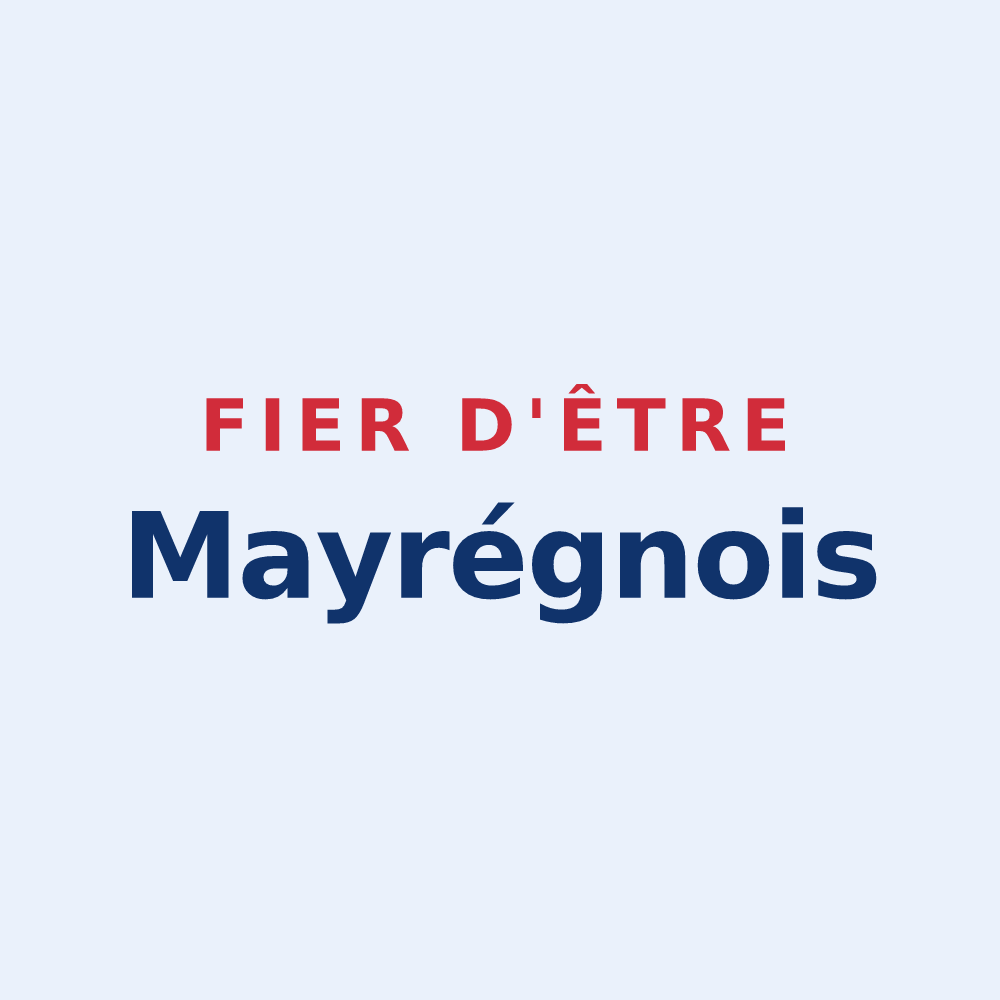 Sticker « Fier d'être Mayrégnois » — design pour Mayrègne