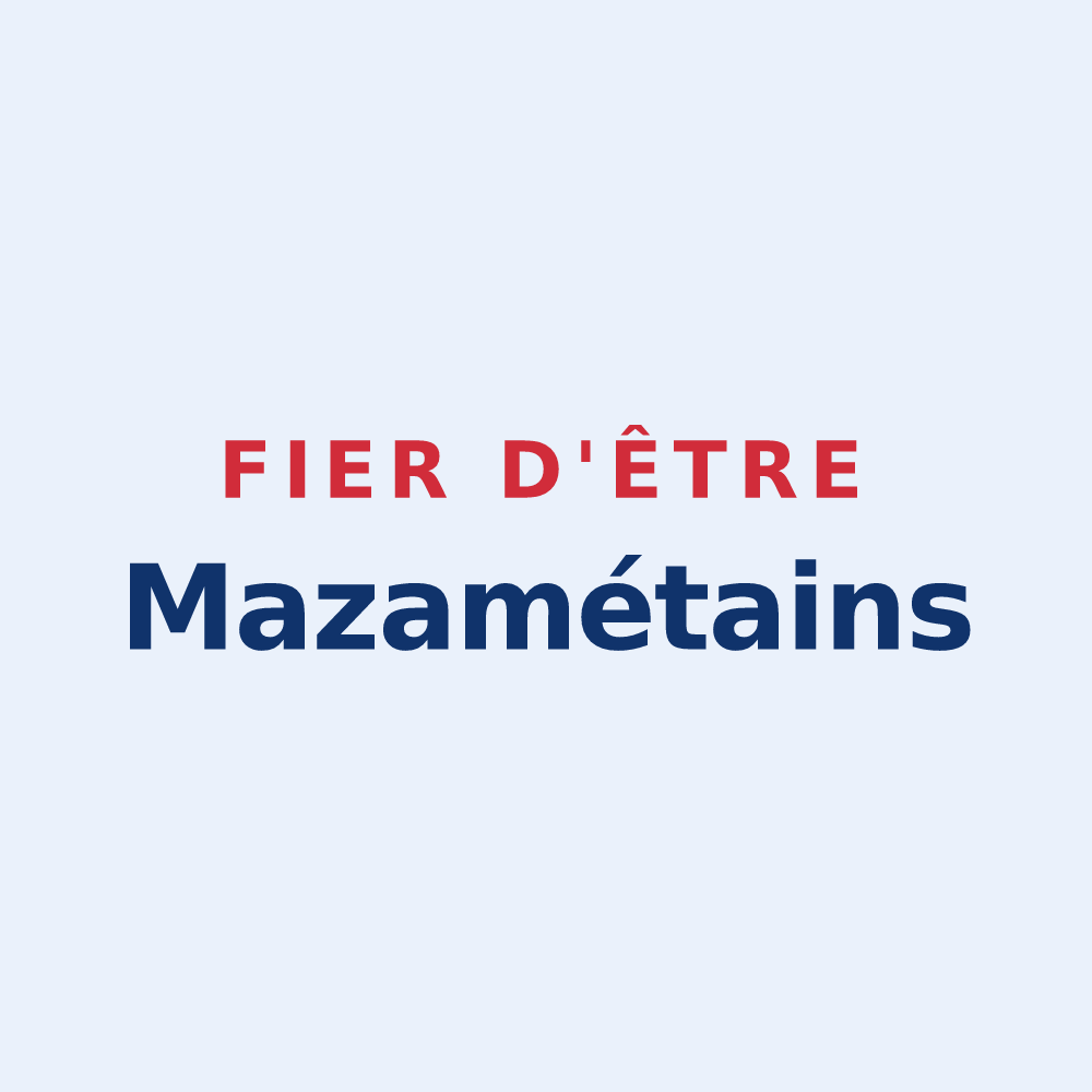 Sticker « Fier d'être Mazamétains » — design pour Mazamet