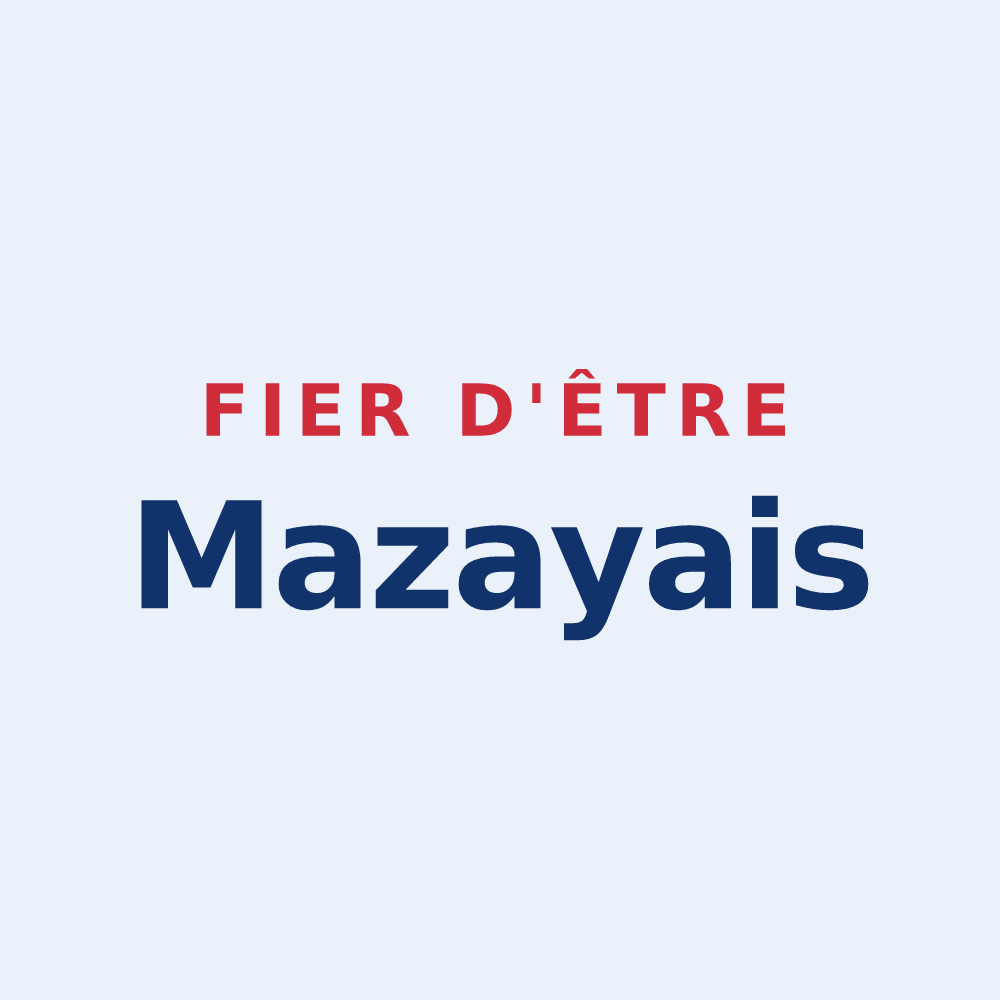 Sticker « Fier d'être Mazayais » — design pour Mazaye