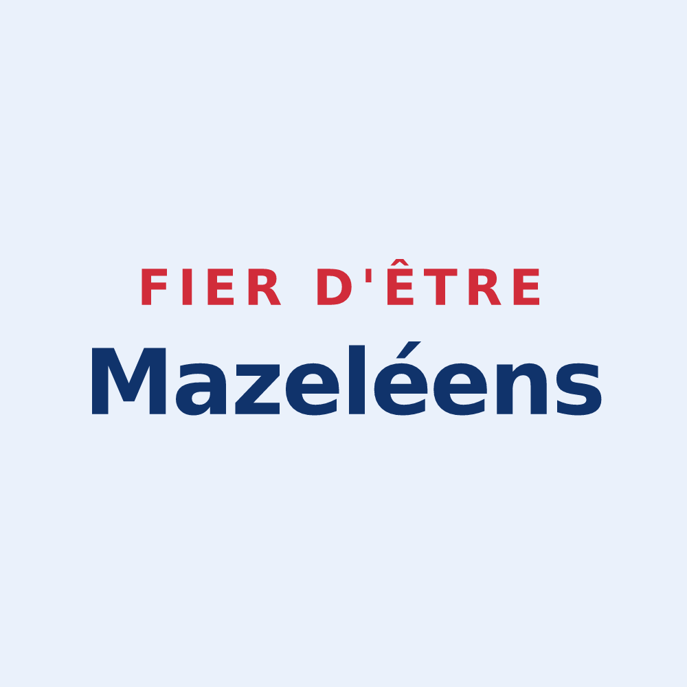 Sticker « Fier d'être Mazeléens » — design pour Mazeley