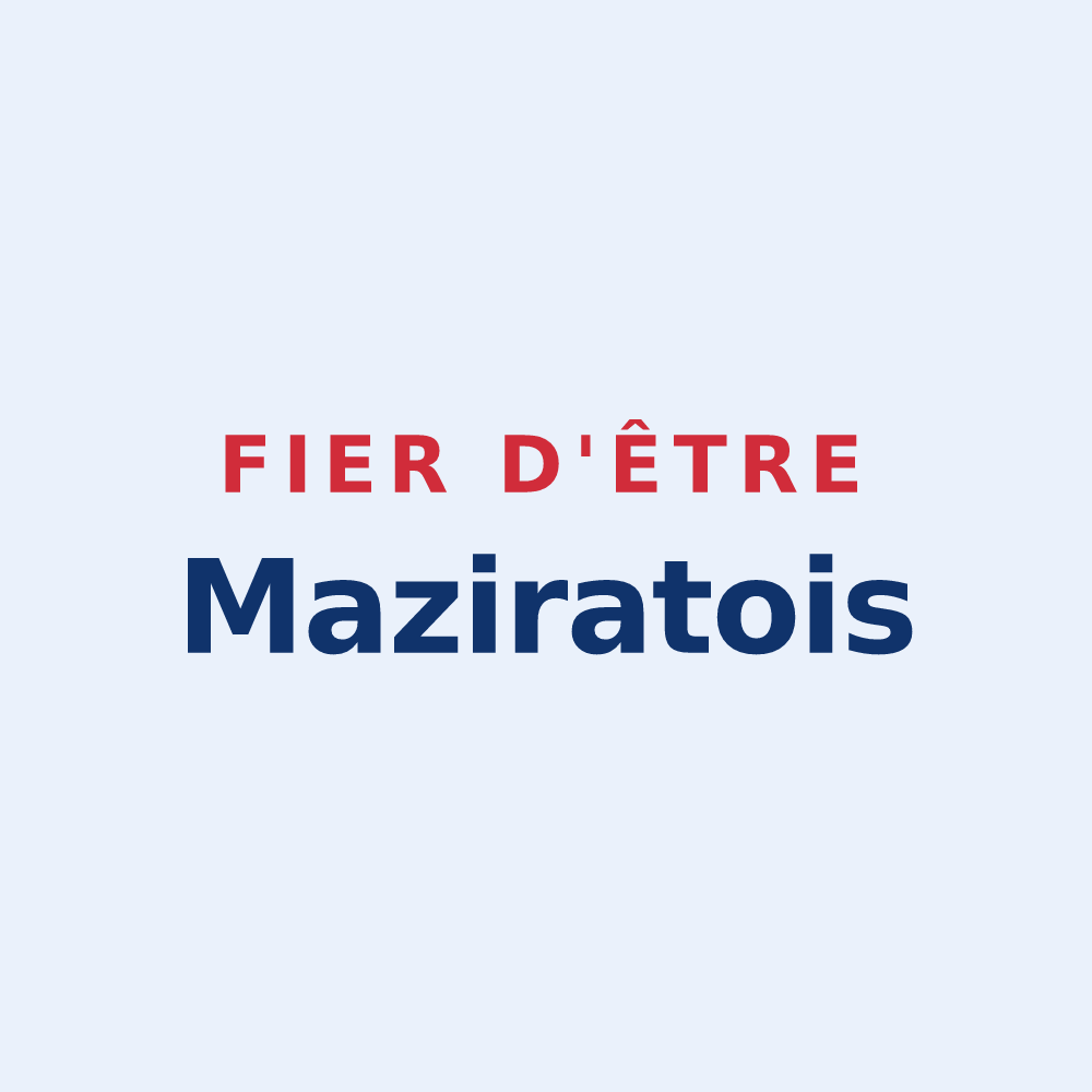 Sticker « Fier d'être Maziratois » — design pour Mazirat
