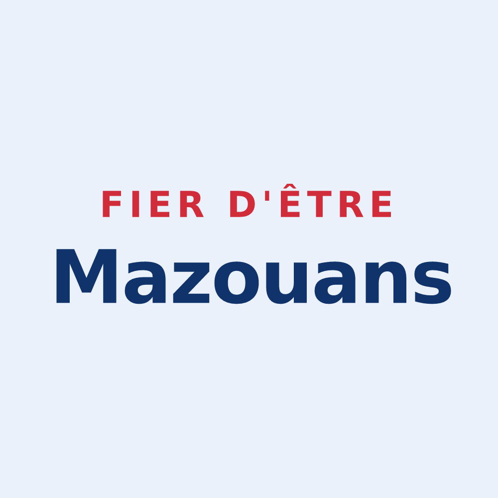 Sticker « Fier d'être Mazouans » — design pour Mazouau