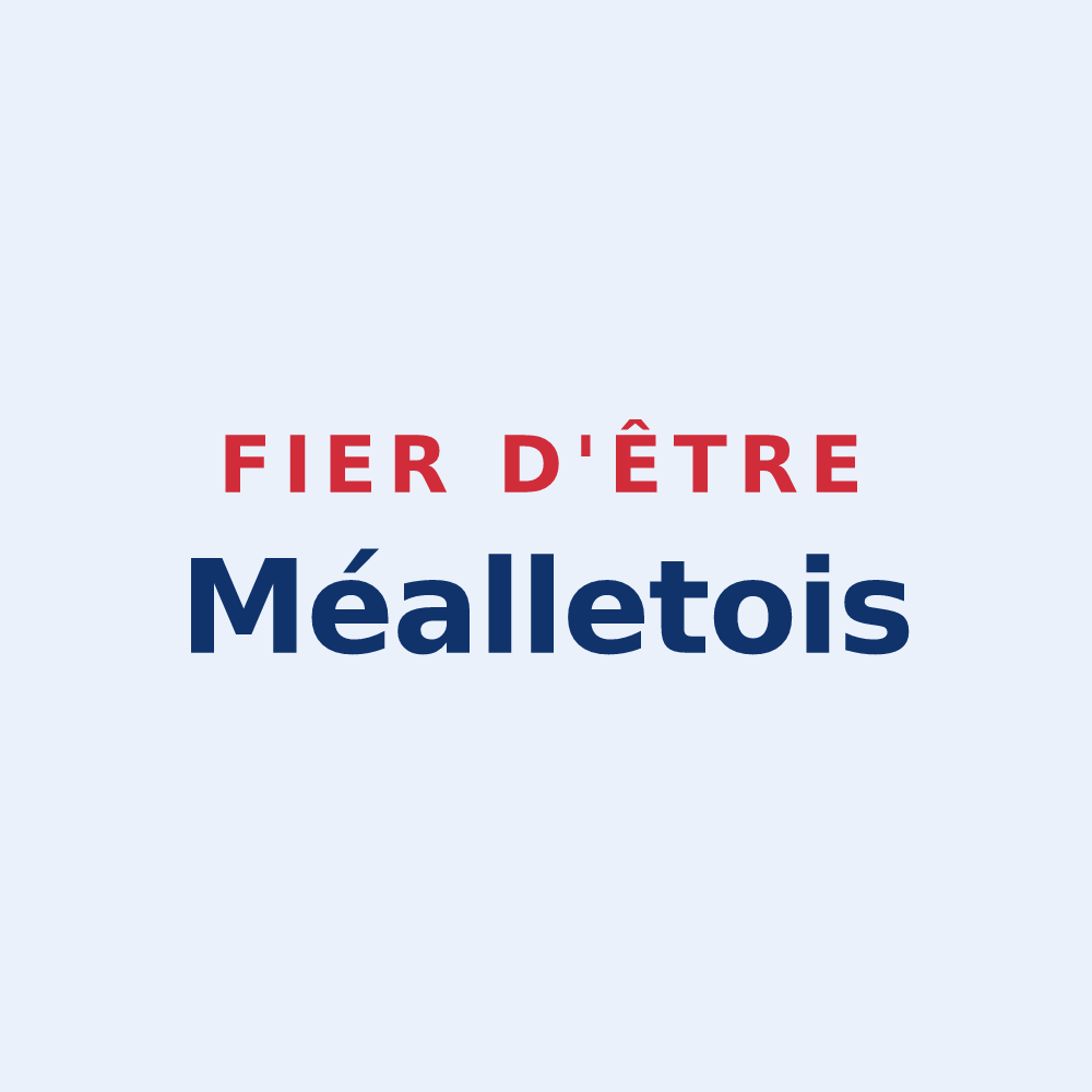 Sticker « Fier d'être Méalletois » — design pour Méallet